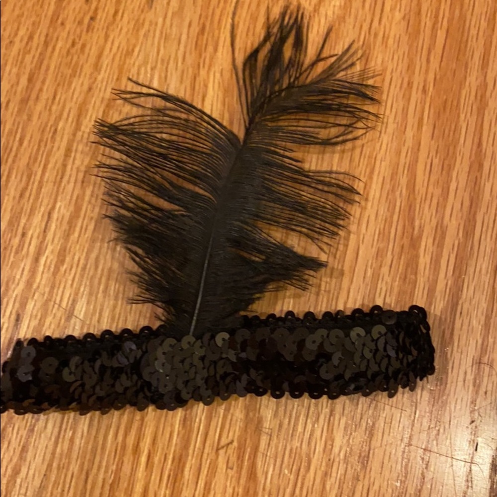 Flapper Halloween costume headband